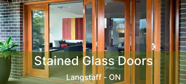  Stained Glass Doors Langstaff - ON