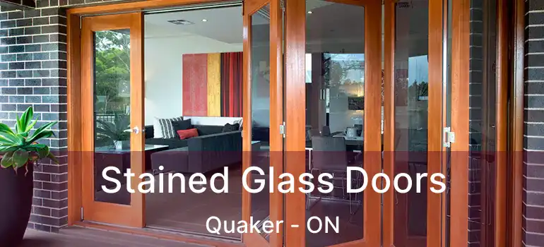 Stained Glass Doors Quaker - ON