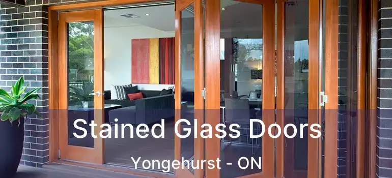  Stained Glass Doors Yongehurst - ON