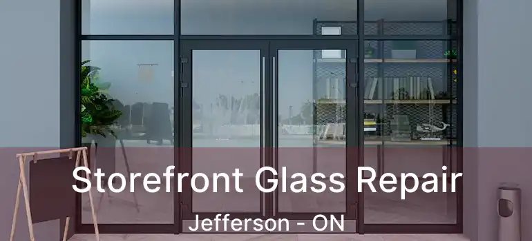  Storefront Glass Repair Jefferson - ON