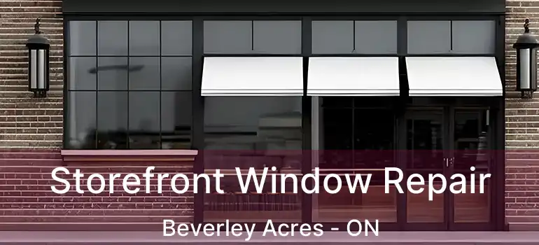  Storefront Window Repair Beverley Acres - ON