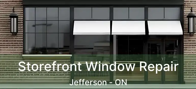  Storefront Window Repair Jefferson - ON