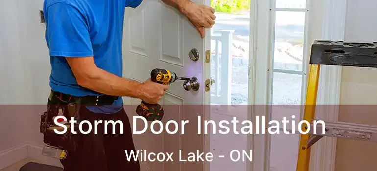  Storm Door Installation Wilcox Lake - ON