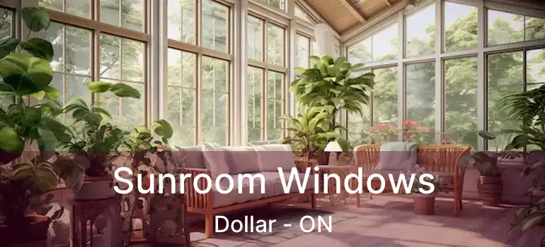  Sunroom Windows Dollar - ON