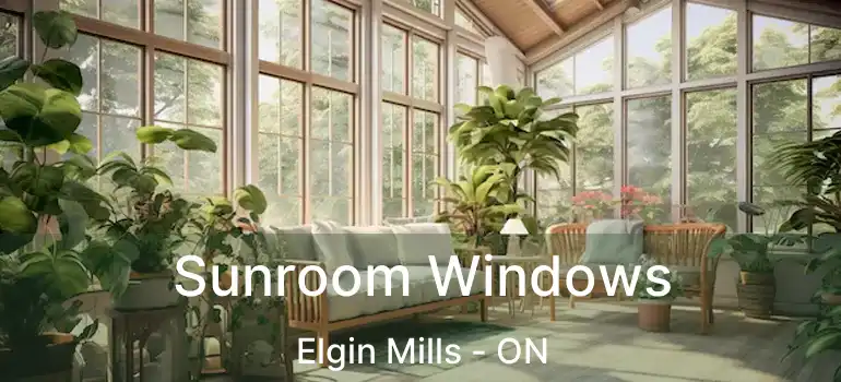  Sunroom Windows Elgin Mills - ON