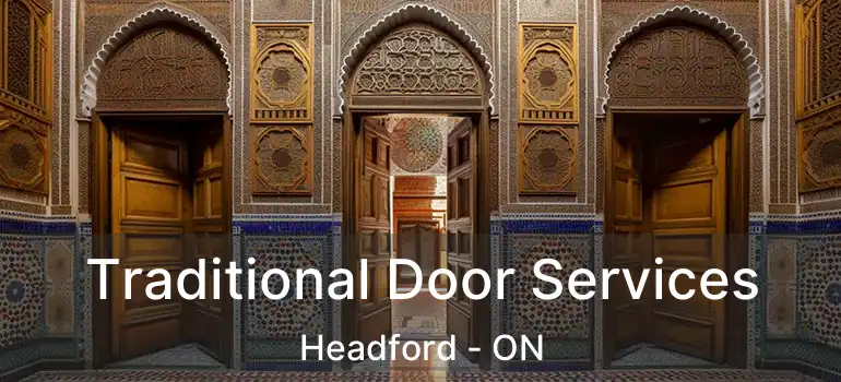  Traditional Door Services Headford - ON