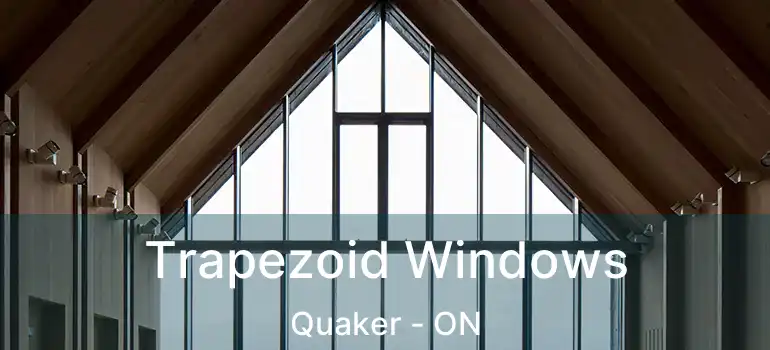  Trapezoid Windows Quaker - ON
