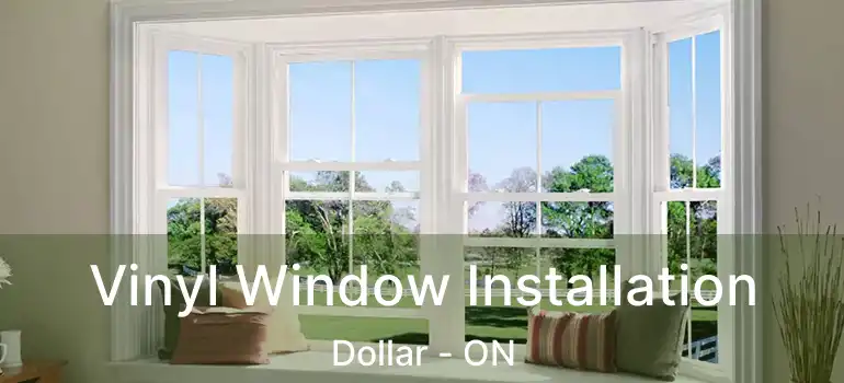  Vinyl Window Installation Dollar - ON