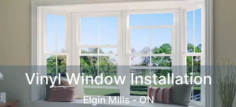  Vinyl Window Installation Elgin Mills - ON