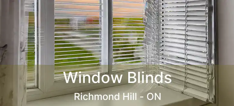  Window Blinds Richmond Hill - ON