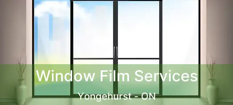  Window Film Services Yongehurst - ON