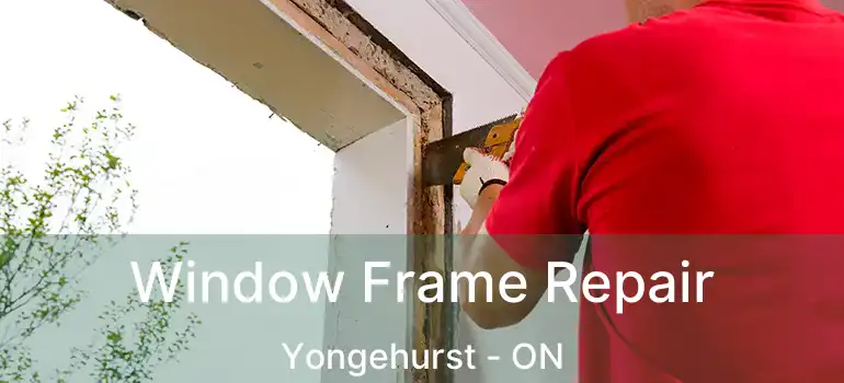  Window Frame Repair Yongehurst - ON