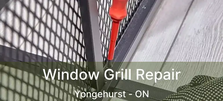  Window Grill Repair Yongehurst - ON