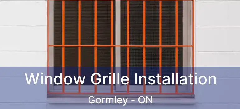  Window Grille Installation Gormley - ON