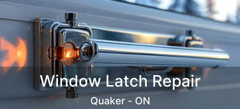  Window Latch Repair Quaker - ON