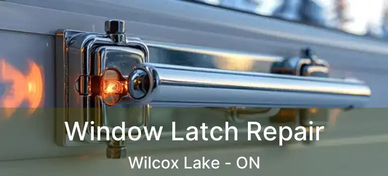  Window Latch Repair Wilcox Lake - ON