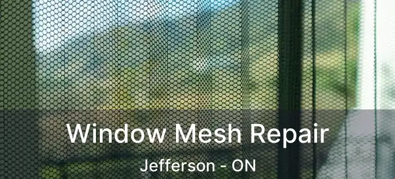  Window Mesh Repair Jefferson - ON