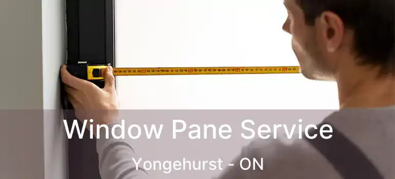  Window Pane Service Yongehurst - ON