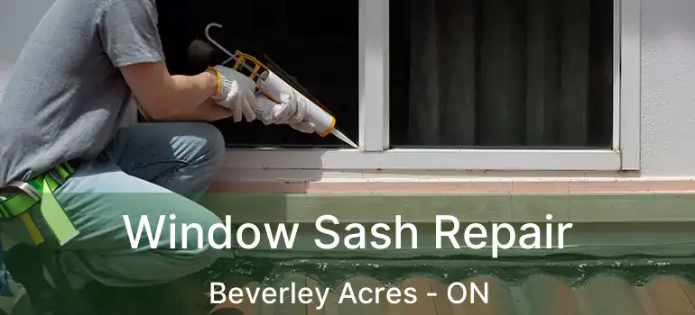  Window Sash Repair Beverley Acres - ON