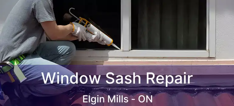  Window Sash Repair Elgin Mills - ON