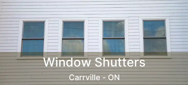  Window Shutters Carrville - ON