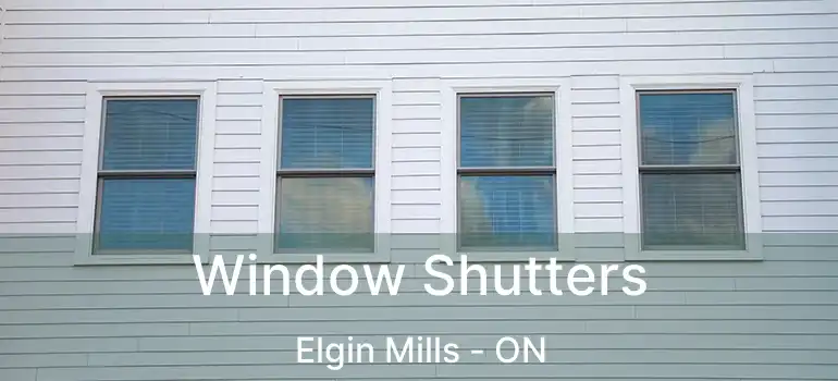  Window Shutters Elgin Mills - ON