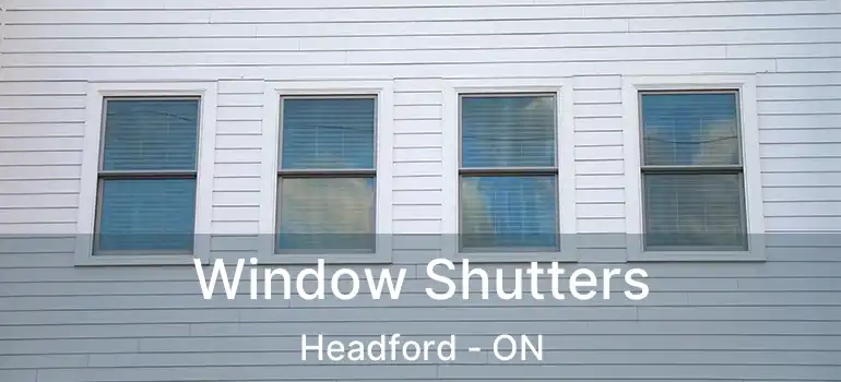  Window Shutters Headford - ON
