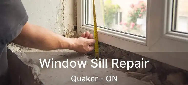  Window Sill Repair Quaker - ON