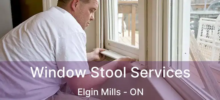  Window Stool Services Elgin Mills - ON