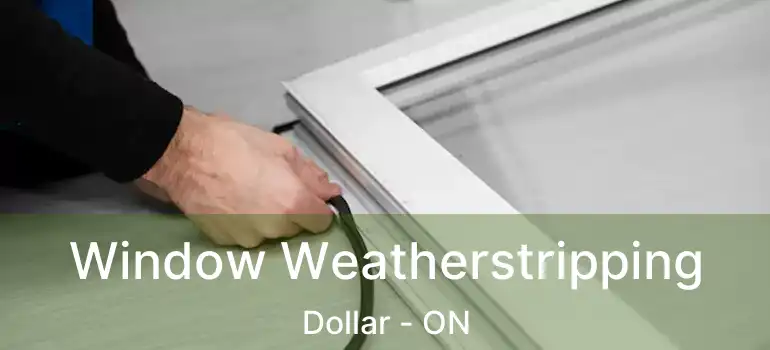  Window Weatherstripping Dollar - ON