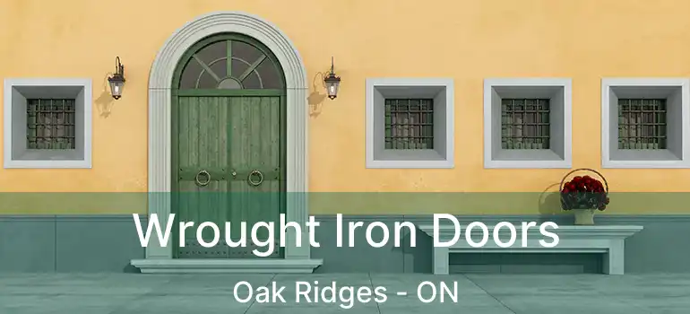  Wrought Iron Doors Oak Ridges - ON